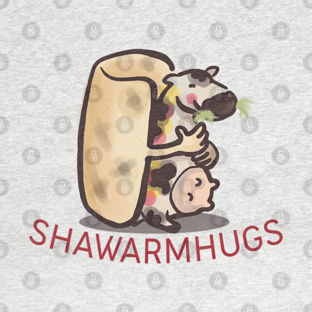 Shawarmhugs - Puns, Funny - D3 Designs by D3Apparels